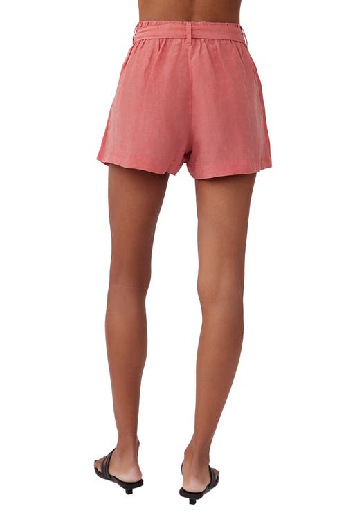 Bella Dahl D-ring Belted High Waist Shorts