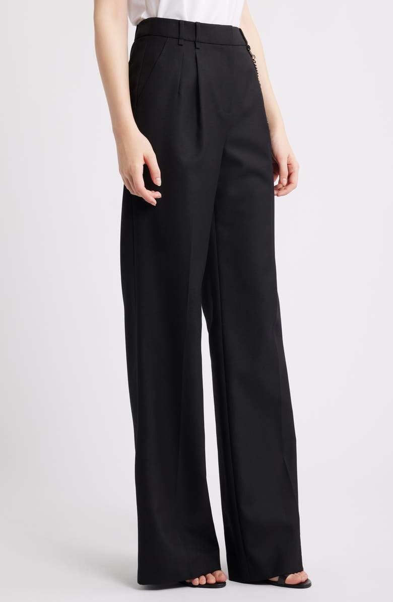 KOBI HALPERIN Steven Wide Leg Pants, Alternate, color, Black