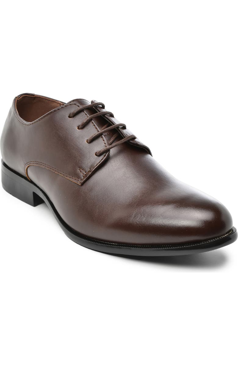 Tahari Lace-Up Derby, Main, color, Brown