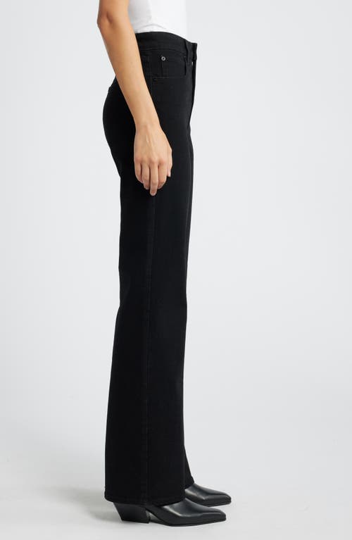 Frame The Arrow High Waist Straight Leg Jeans In Smokescreen