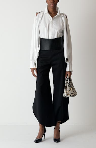 関税・送料込 ALAIA ROUND WOOL BLEND TROUSERS パンツ ALAÏA ROUND TROUSERS |ALAÏA US