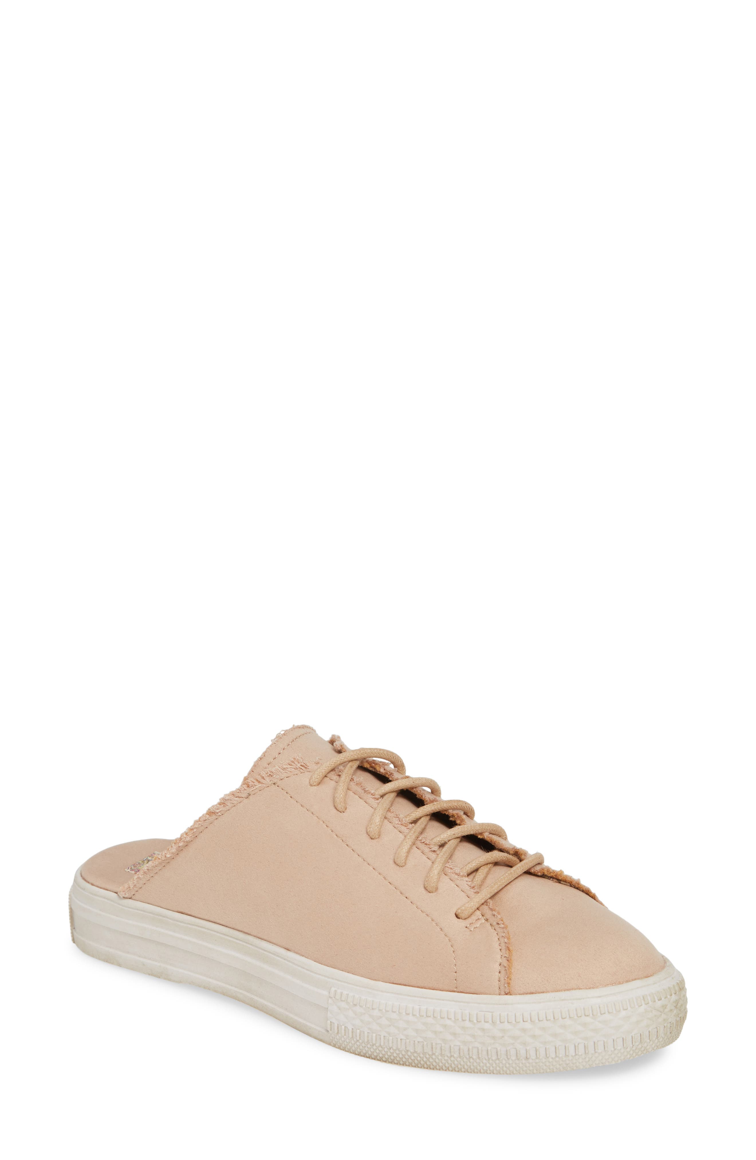 Band of Gypsies Coast Sneaker Mule, Main, color, PINK BRUSHED SATIN