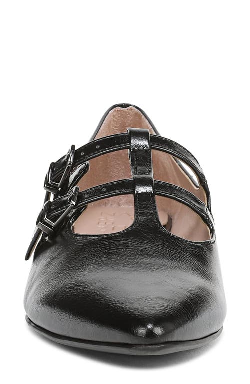 Naturalizer Brigitte T-strap Mary Jane Flat In Black