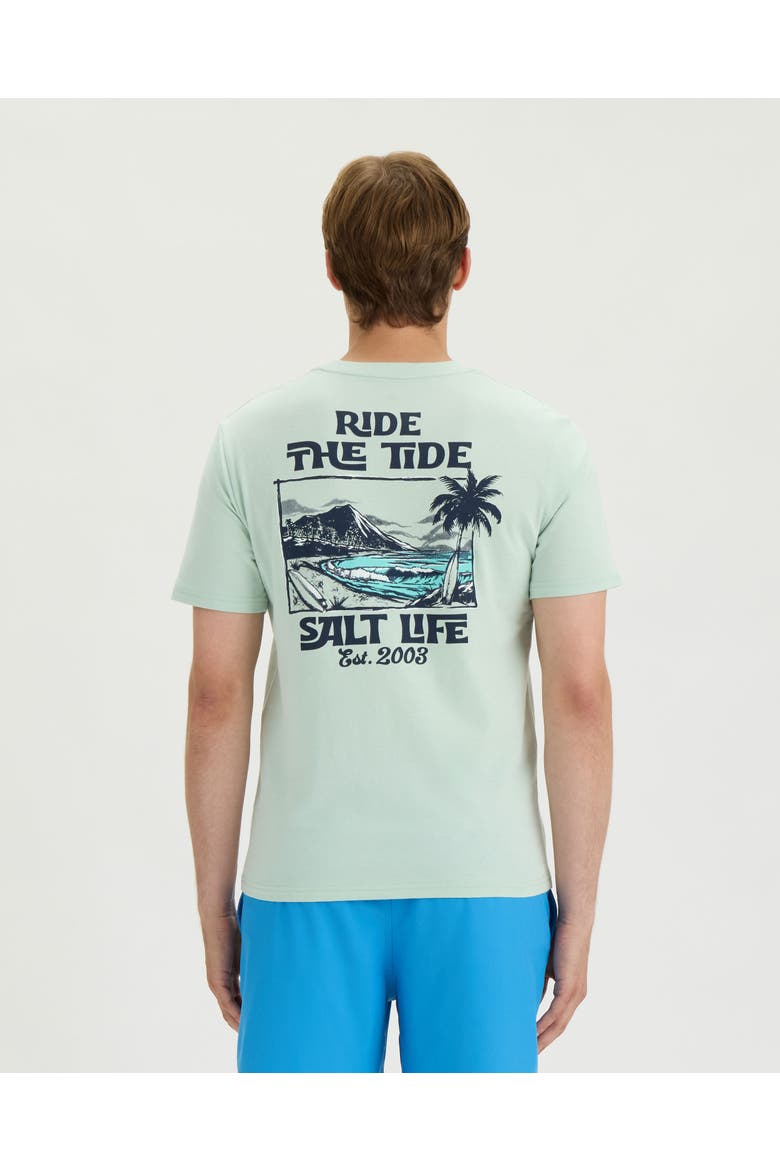 Ride the Tide Short Sleeve Tee, Alternate, color, FRESH MINT