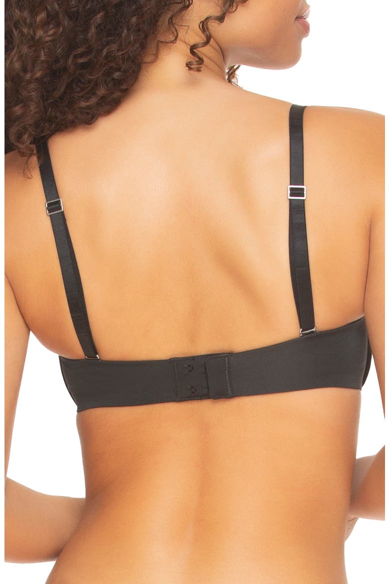 Body Luxe Convertible Strapless Underwire Contour Bra, Alternate, color, BLACK