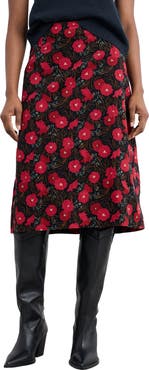 Seasalt Cornwall Forest View Organic Cotton Corduroy A-Line Skirt