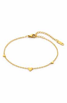 REBL Dainty Heart Station Bracelet