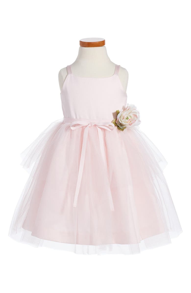 Us Angels Tulle Ballerina Dress, Main, color, Blush Pink