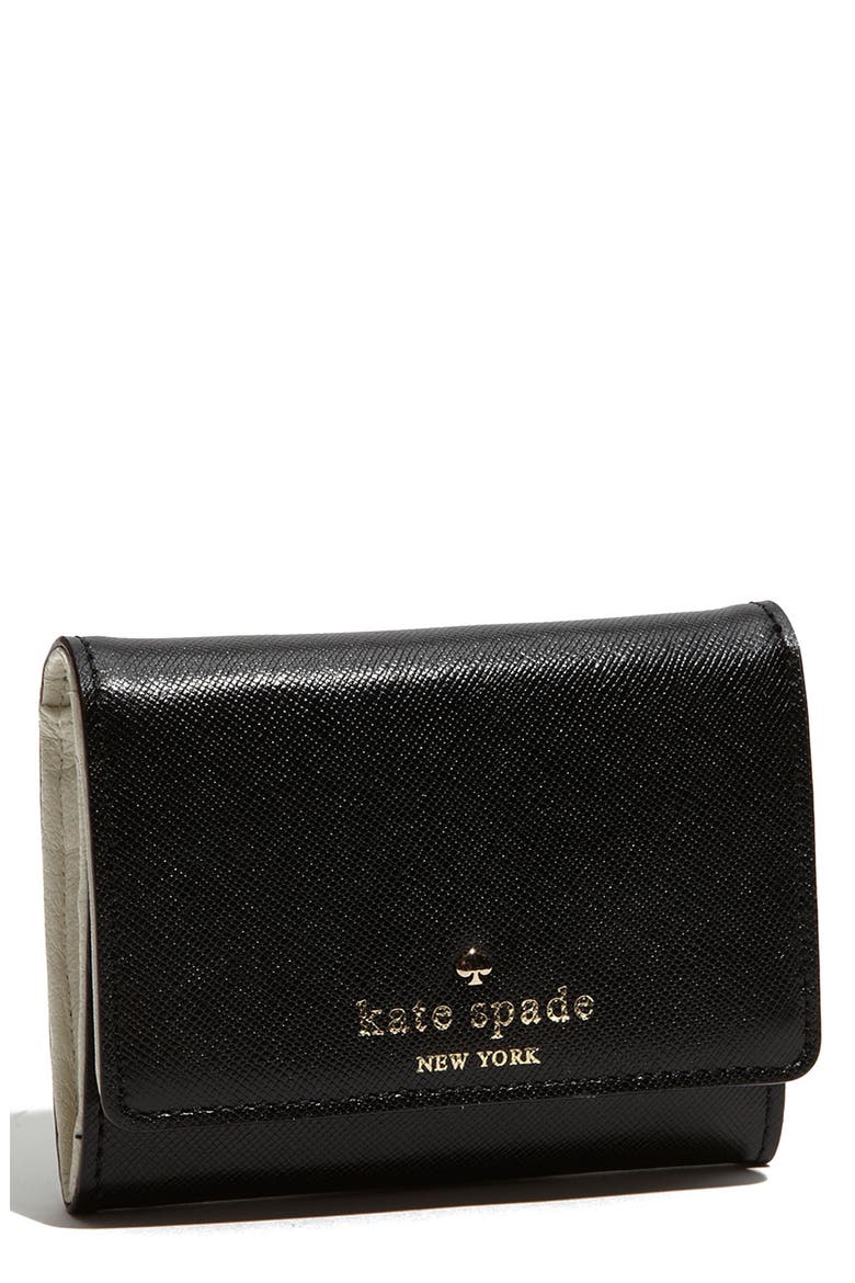'mikas pond - darla' french wallet, Main, color, BLACK