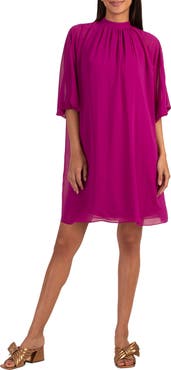 Trina Turk Rhyme Chiffon Shift Dress
