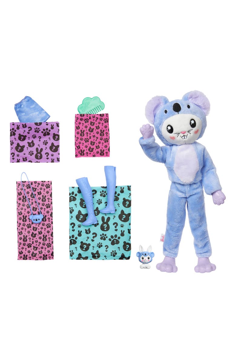 Mattel Barbie<sup>®</sup> Cutie Reveal<sup>™</sup> Bunny as a Koala Doll with 10 Surprises, Alternate, color, 