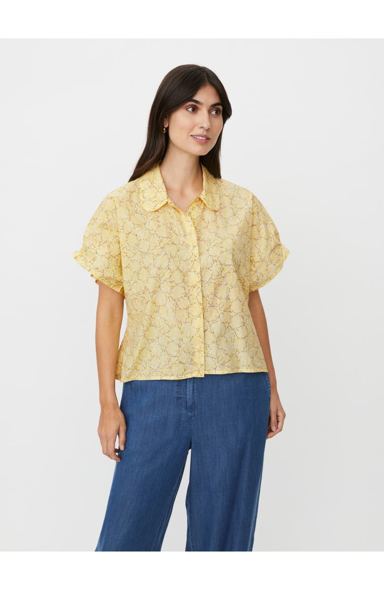 Masai Copenhagen MaIndorix Floral Print Shirt, Main, color, Lemonade