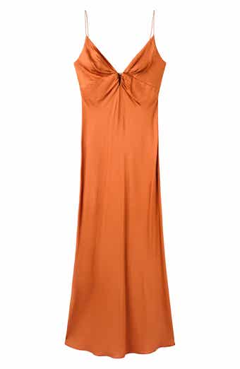 Vestido Victoria Satin Maxi Dress