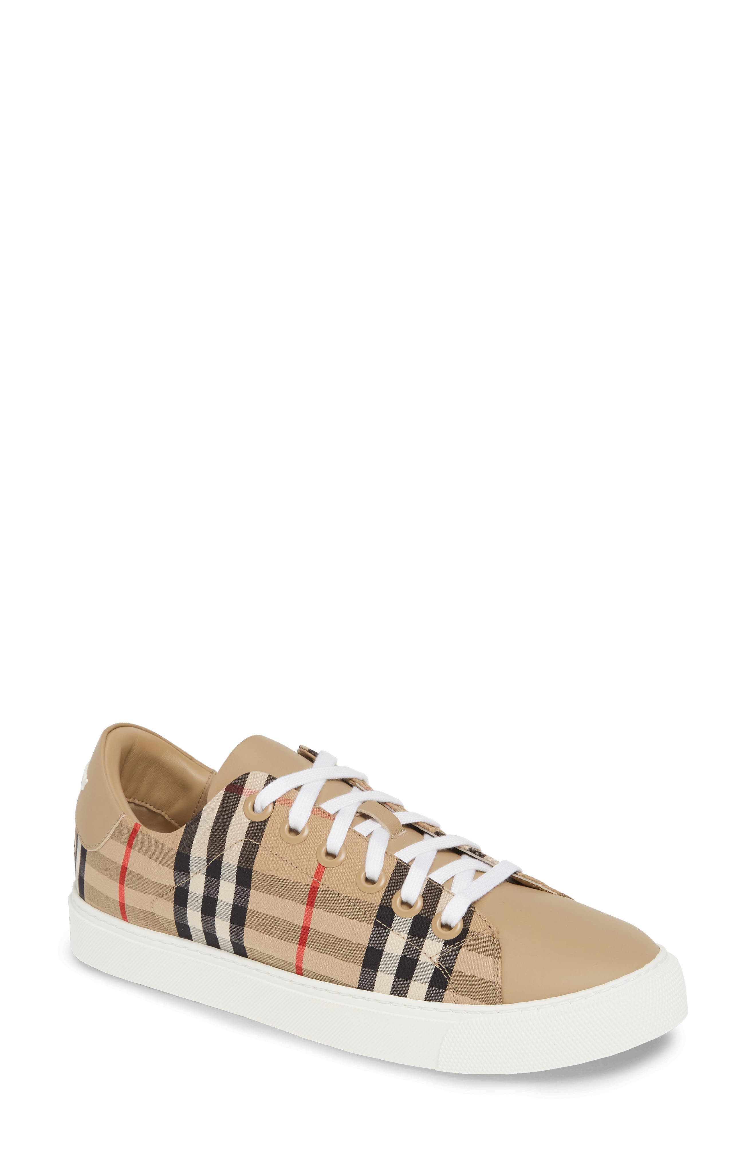 Albridge Check Low Top Sneaker, Main, color, ARCHIVE BEIGE