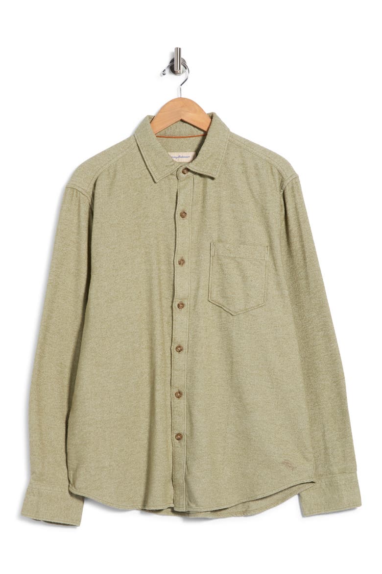 Celeste Bay Cotton Button-Up Shirt, Main, color, DUSTY THYME