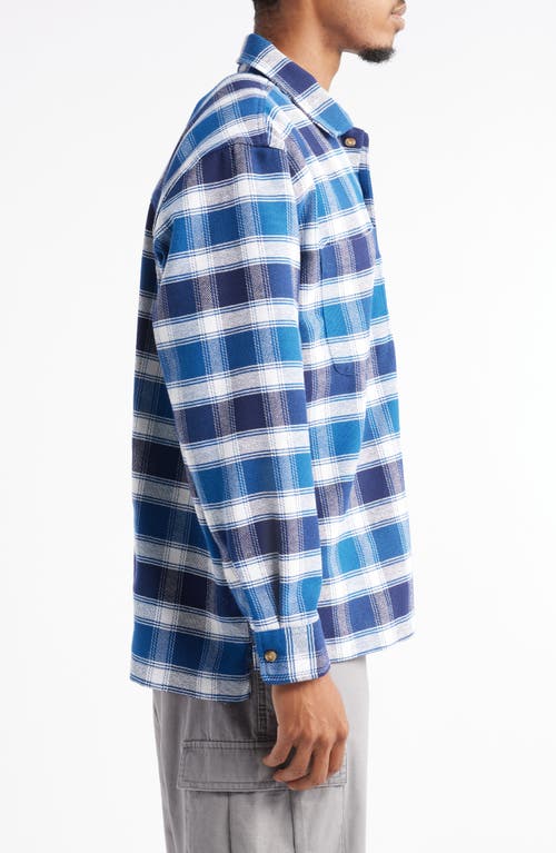 OBEY OBEY BIGWIG HUGO CHECK COTTON FLANNEL BUTTON-UP SHIRT 