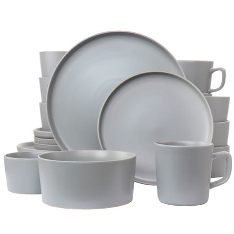 Luxmatte Light Grey 20 Piece Dinnerware Set