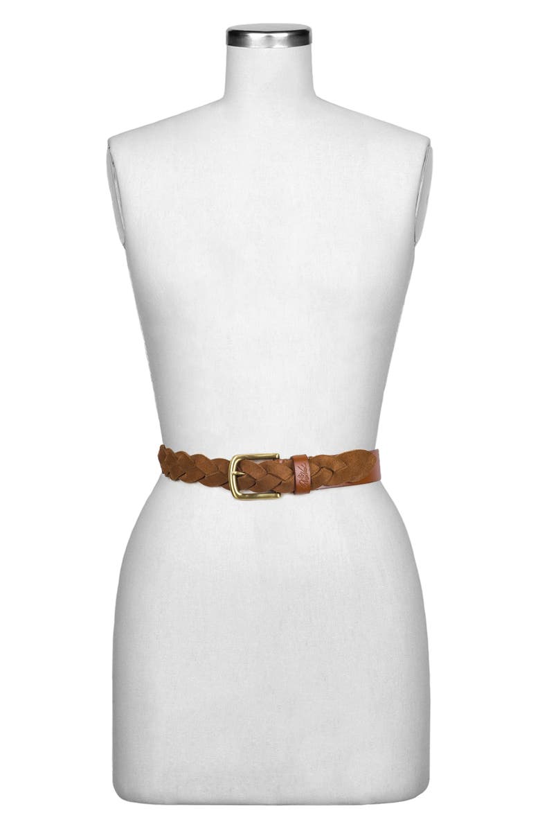 Patricia Nash Villada Leather Belt, Alternate, color, Tan