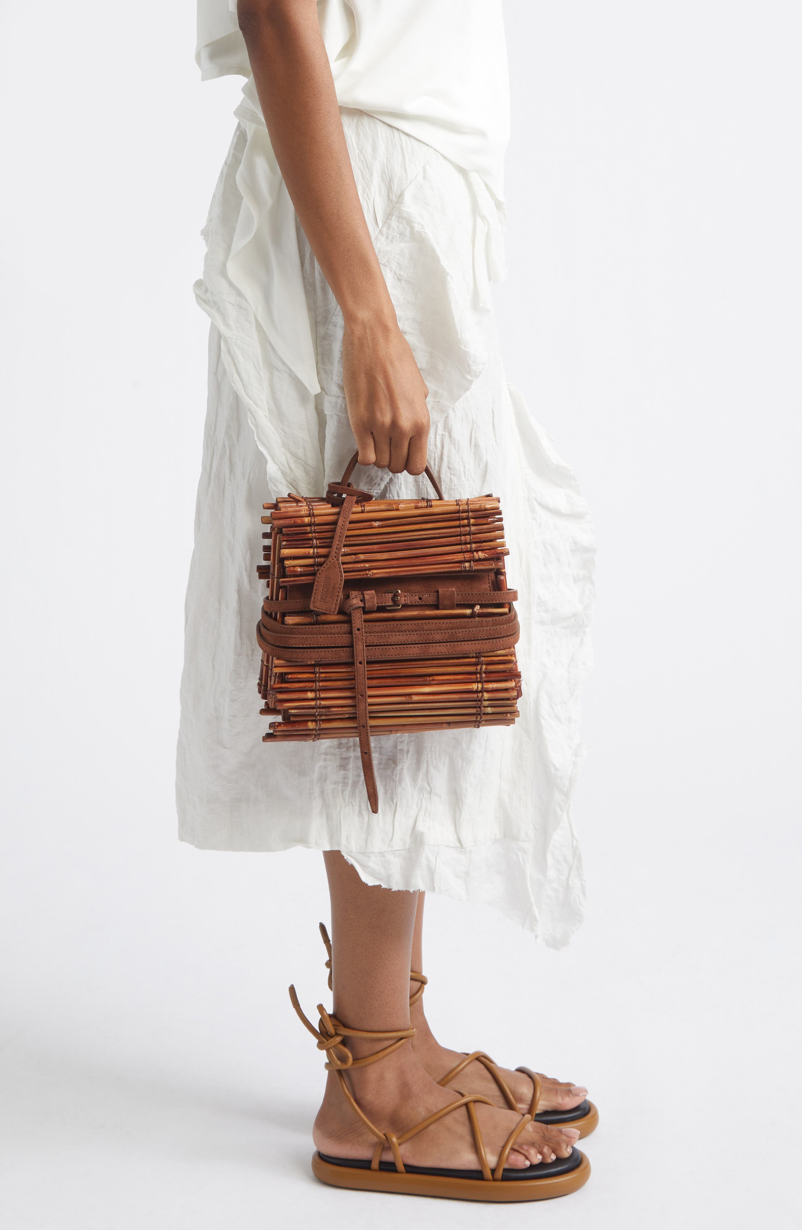 Tie Me Bamboo Top Handle Bag, Alternate, color, 30A ONE COLOR