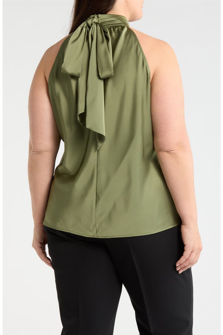 Mock Neck Sleeveless Top, Alternate, color, AGAVE