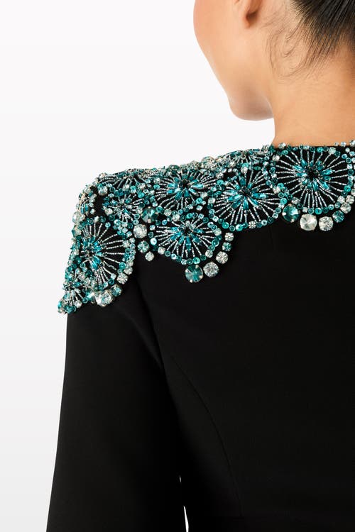 Jenny Packham Daza Gown In Animal Print