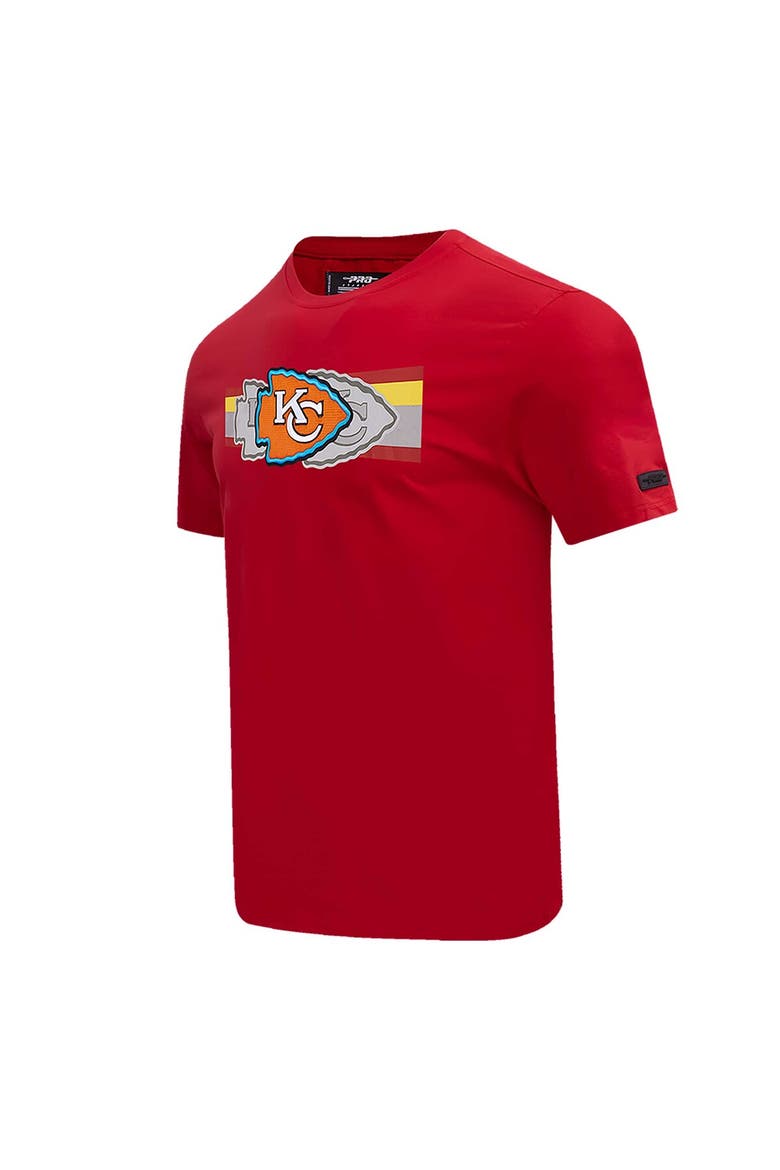 Men's Pro Standard Red Kansas City Chiefs Retro Striper T-Shirt, Alternate, color, Red