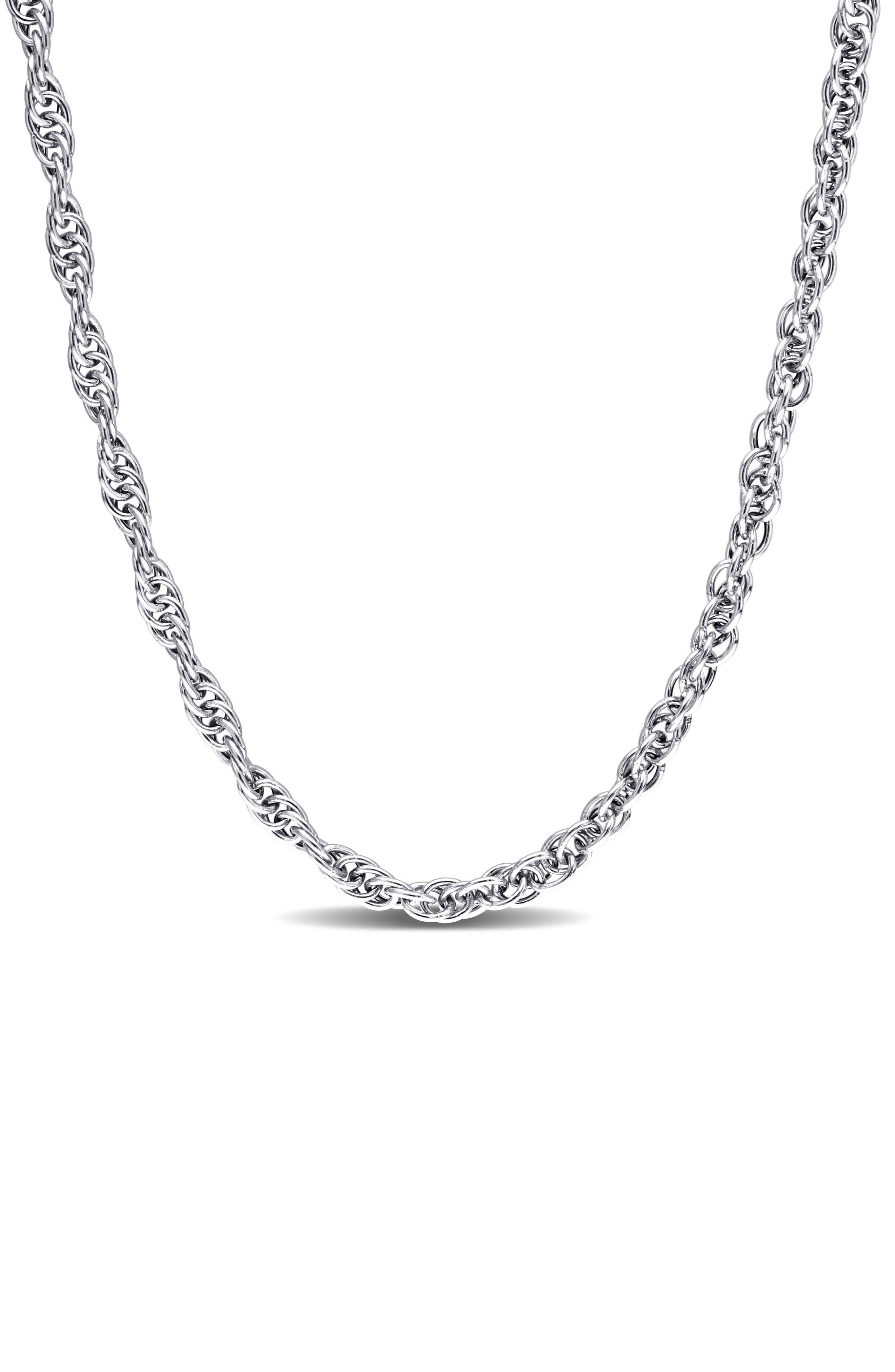 DELMAR Singapore Link Chain Necklace