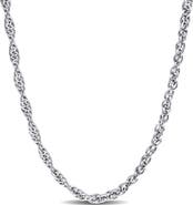 DELMAR Singapore Link Chain Necklace