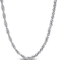 DELMAR Singapore Link Chain Necklace