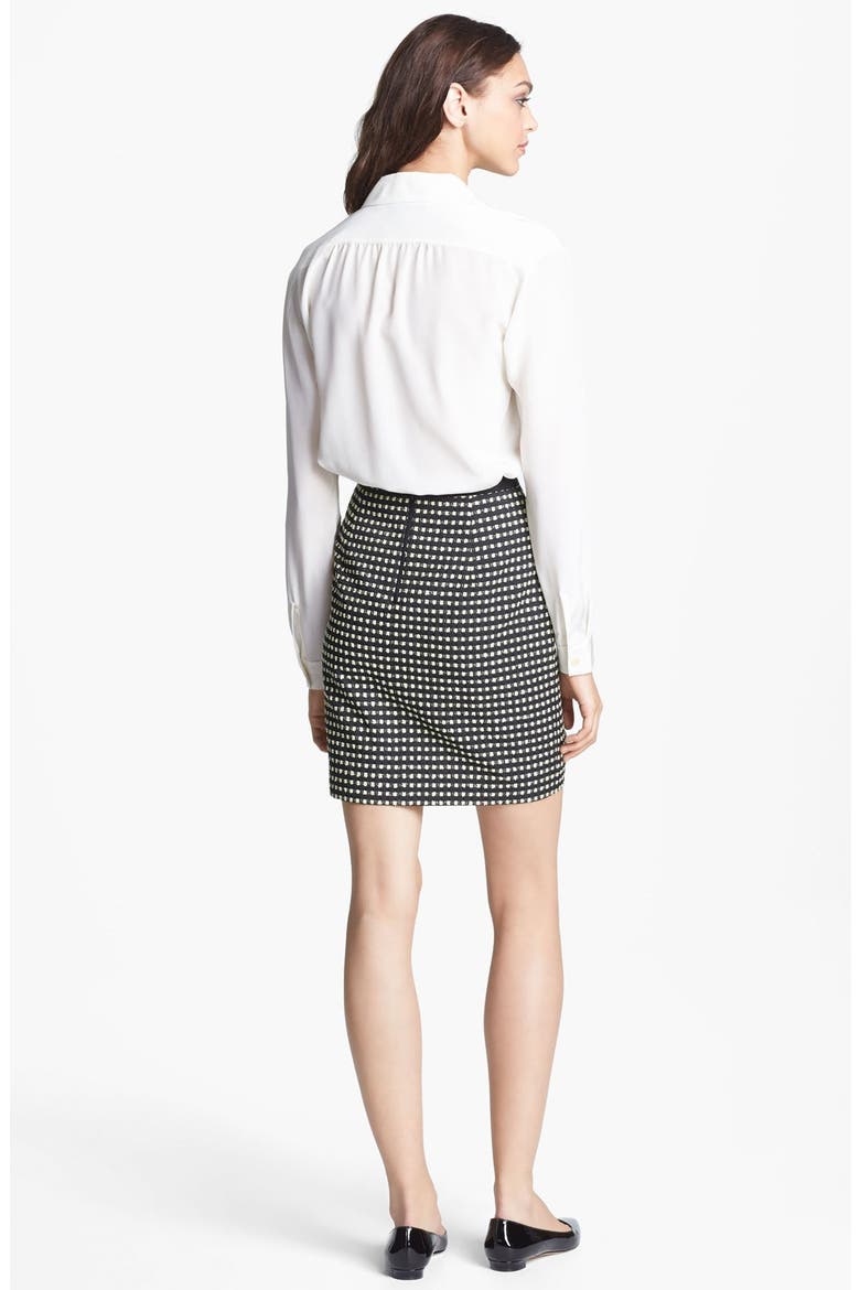 Crêpe de Chine Blouse (Nordstrom Exclusive), Alternate, color, CREAM VANILLA