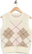Ellen Tracy Argyle Sweater Vest
