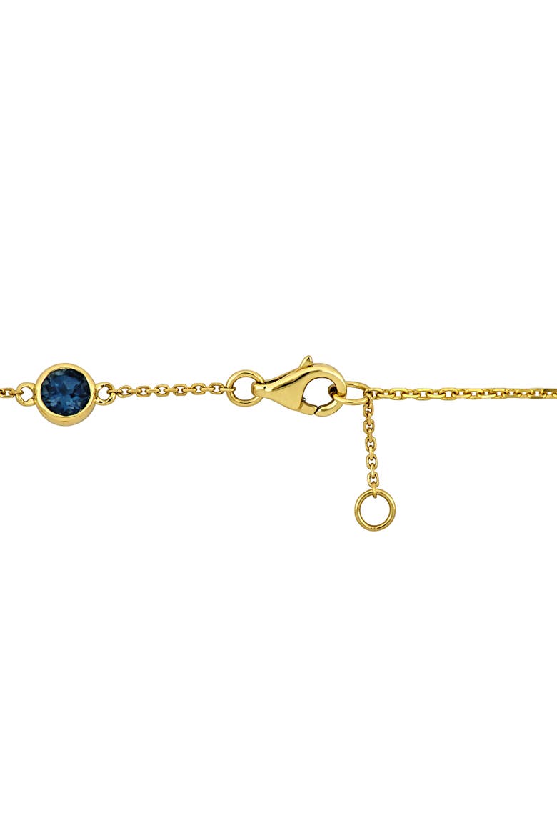 Gemstone By The Yard Bracelet 14k, Alternate, color, Yellow Gold