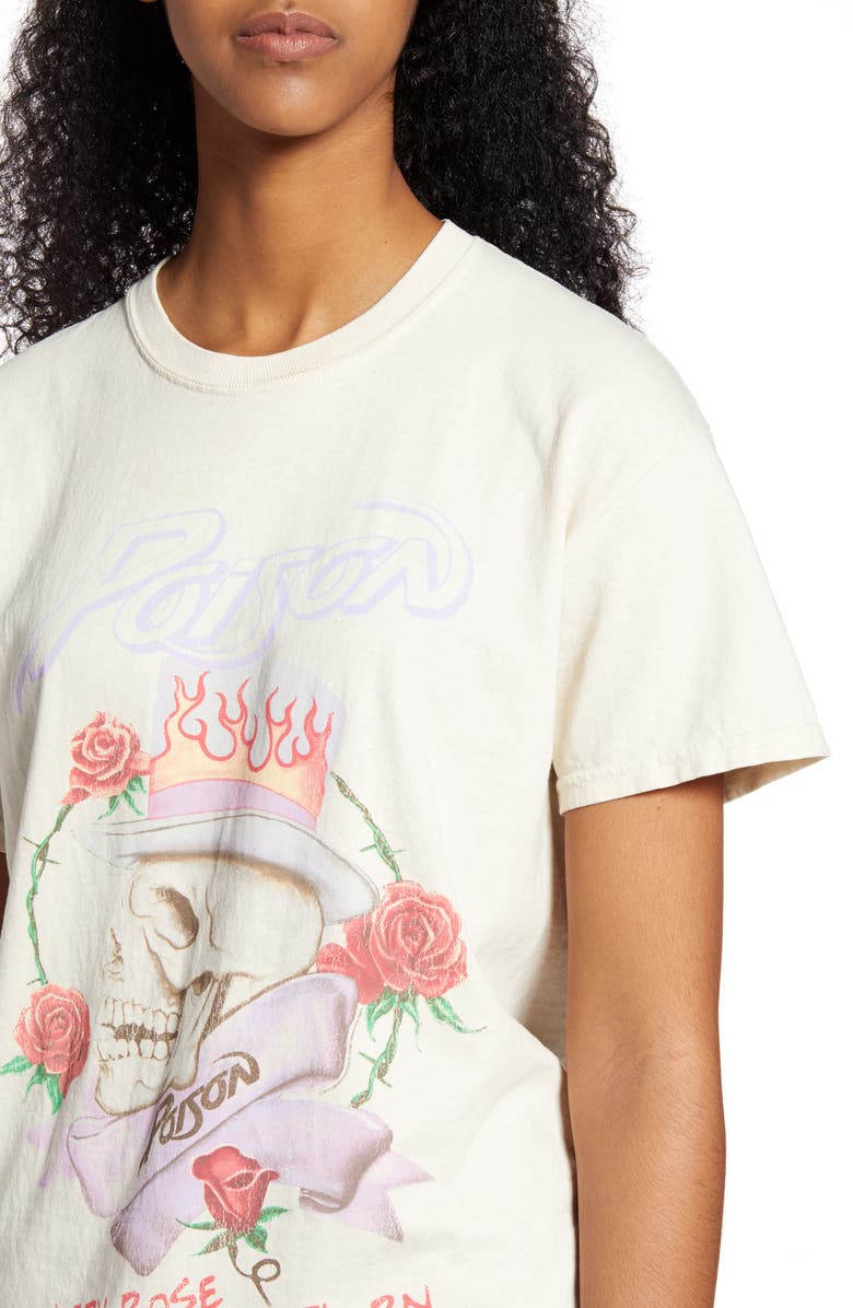 Vinyl Icons Poison Skull Graphic Tee, Alternate, color, 