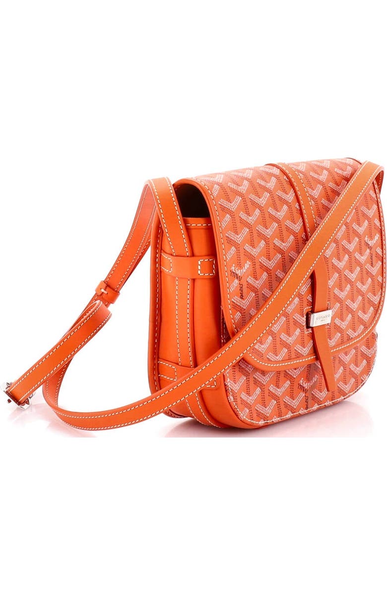 Pre-Owned Goyard Belvedere II Messenger Bag Coated Canvas PM, Alternate, color, Orange