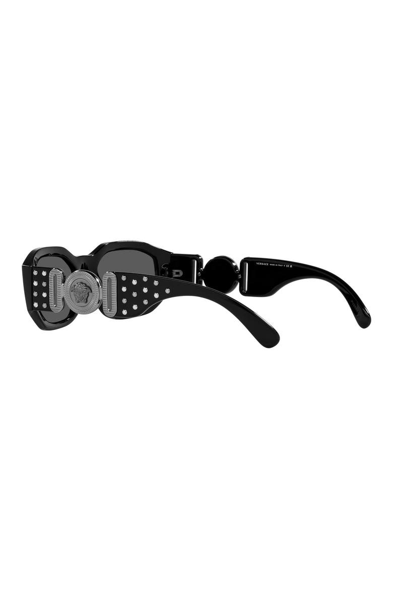 Biggie 53mm Round Sunglasses, Alternate, color, CRYSTAL GREY