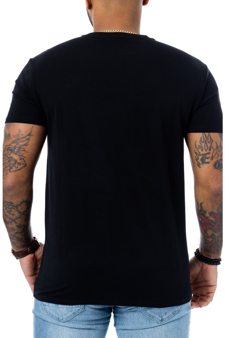 Tiger Rhinestone Graphic T-Shirt, Alternate, color, BLACK