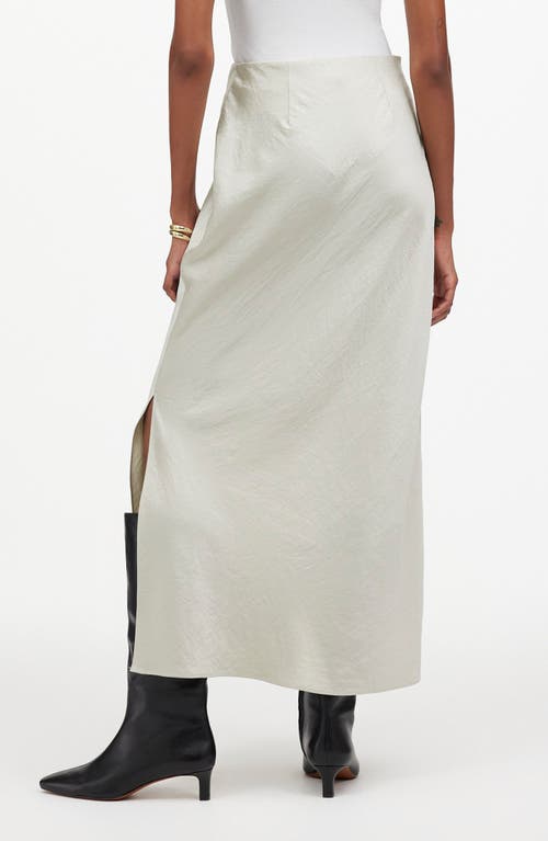 MADEWELL MADEWELL SATIN MAXI SLIP SKIRT
