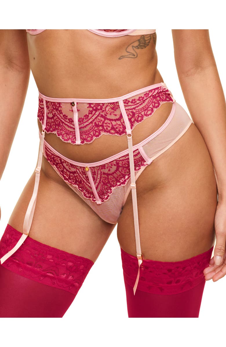 Adore Me Paloma Garter Lingerie, Main, color,
