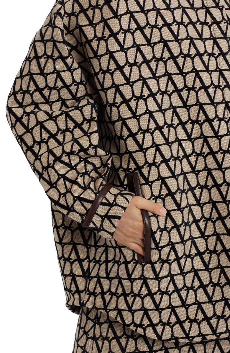 Valentino Garavani VLOGO Jacquard Monogram Toile Overshirt, Alternate, color,