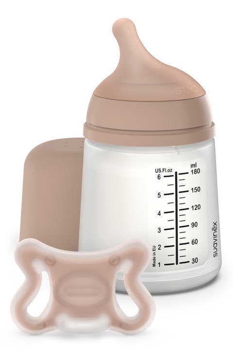 Zerø.Zerø™ Small Anti-Colic Adaptable Flow Newborn Bottle & Pacifier Starter Set