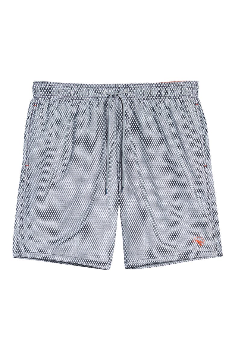 Elba Slim Fit Trunks, Alternate, color, NAVY