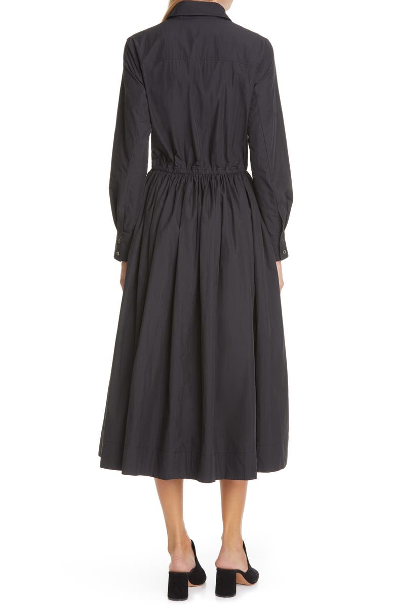 CO Long Sleeve Cotton Blend Shirtdress, Alternate, color,