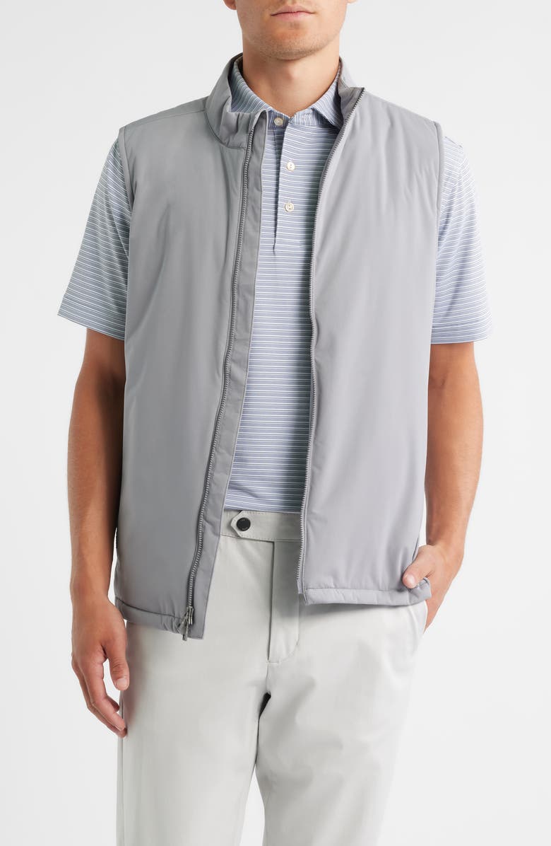 Peter Millar Fuse Hybrid Vest, Main, color, Oslo Grey