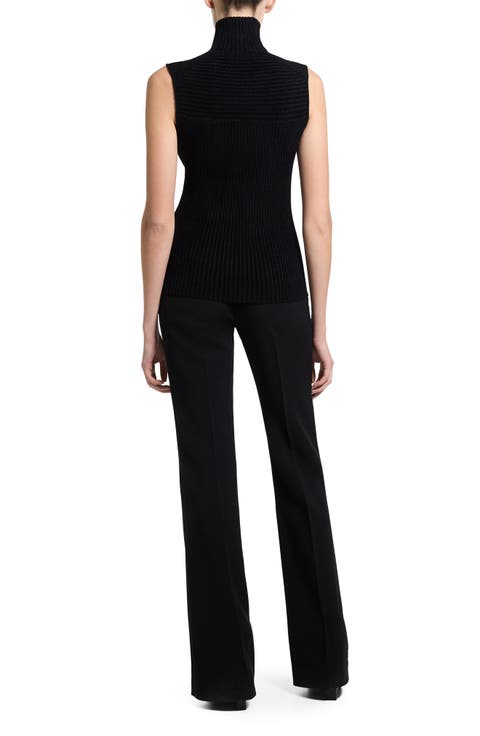 Rib Turtleneck Shell
