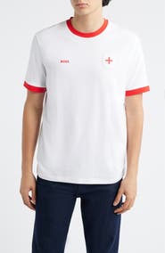 BOSS Lux Stretch Cotton Graphic T-Shirt