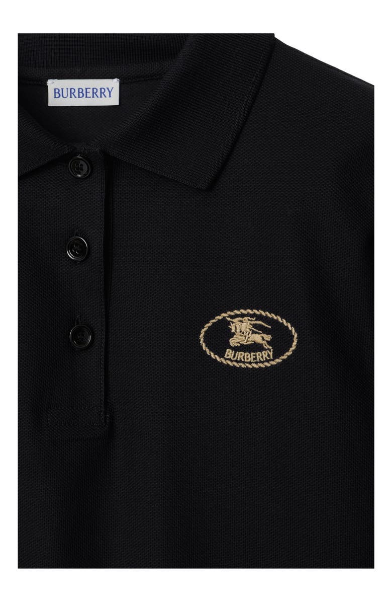 Burberry Cotton Polo Shirt, Alternate, color, Black