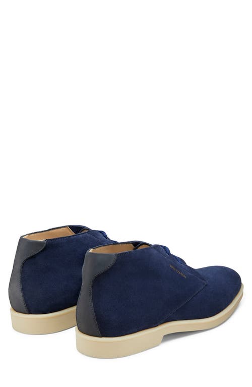 Stuart Weitzman Men's Austin Suede Chukka Boots In Navy.