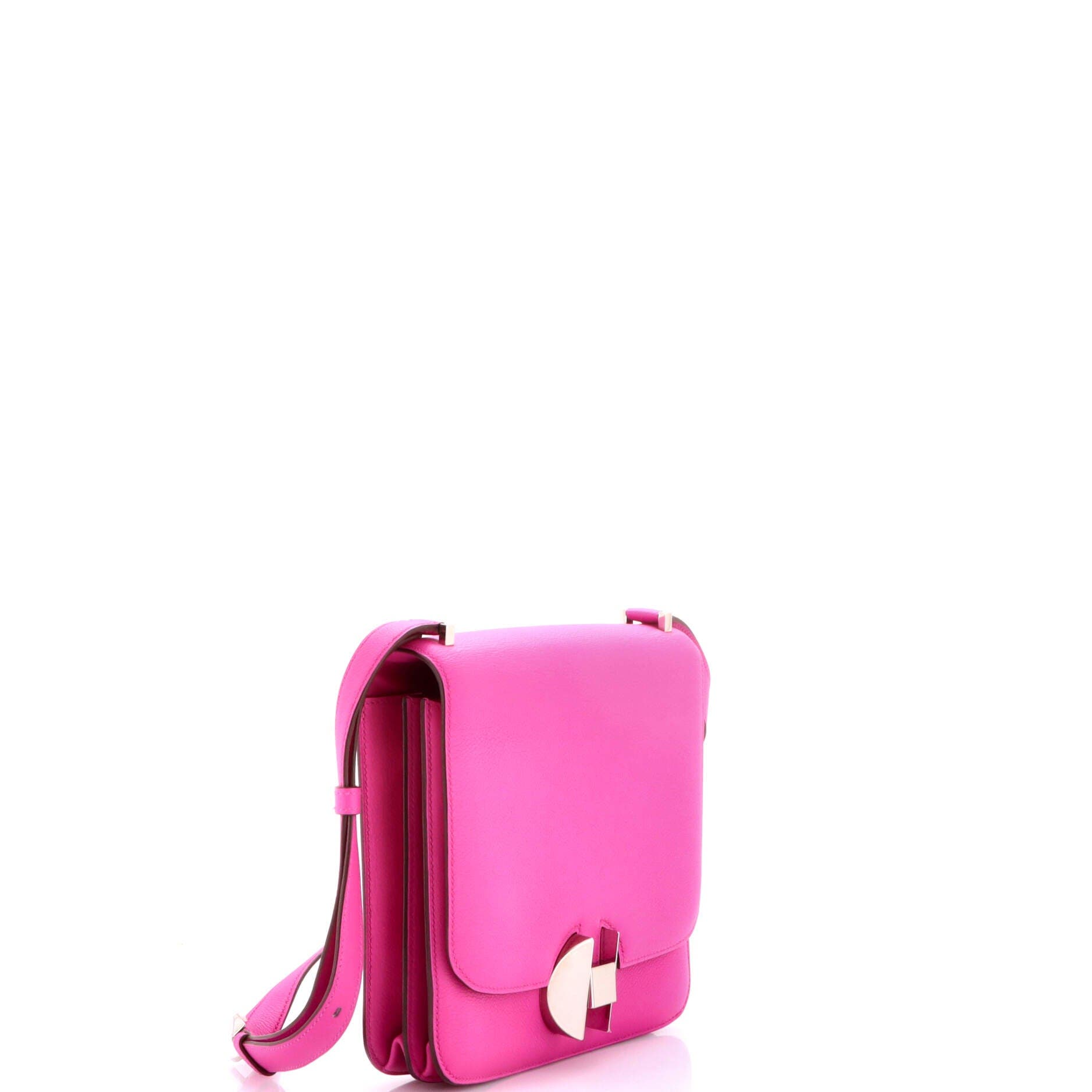 Pre-Owned Hermes 2002 Shoulder Bag Evercolor 20, Alternate, color, Rose Magnolia