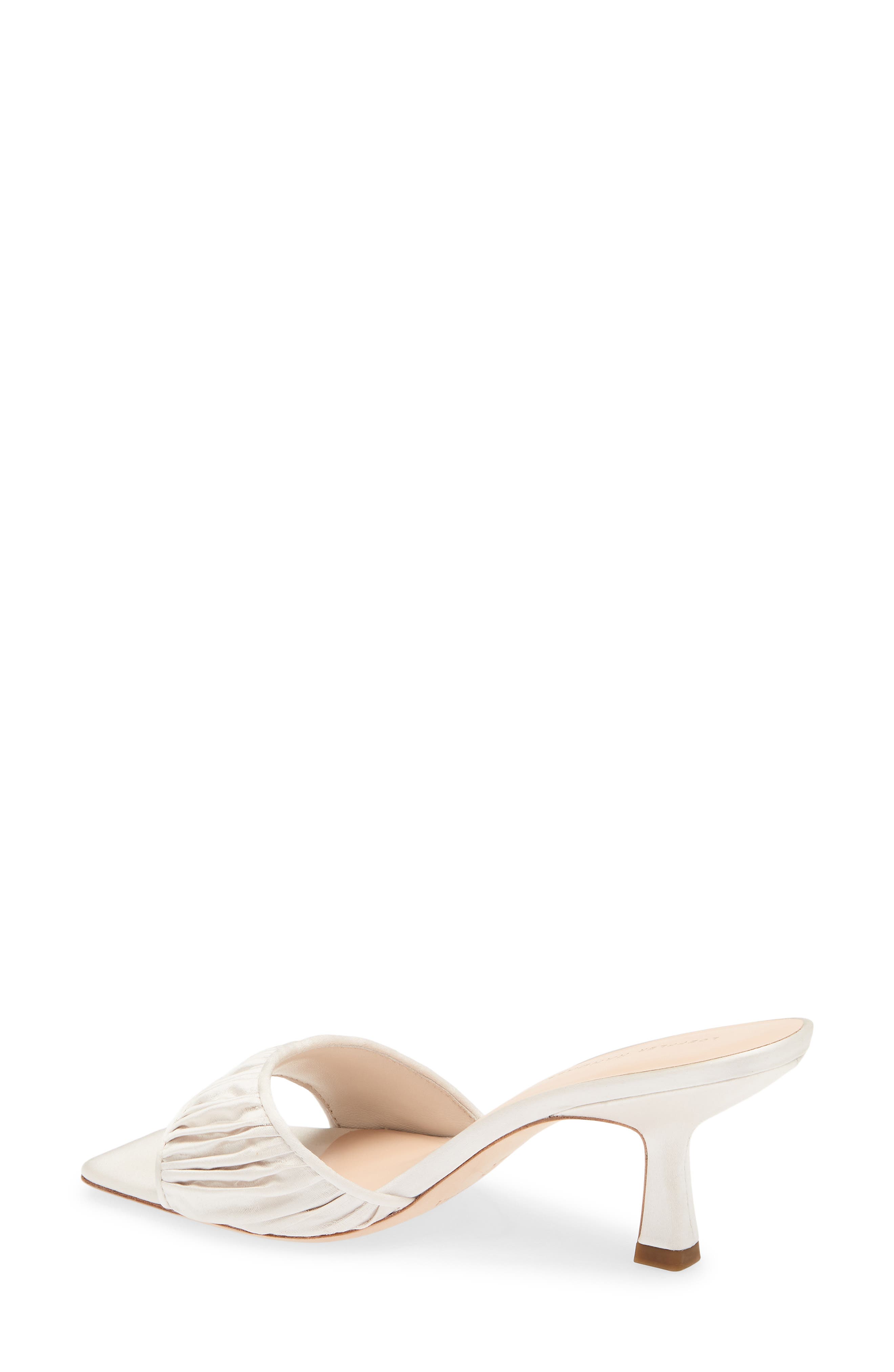 Loeffler Randall Naima Gathered Sandal, Alternate, color, Cream