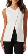 ASTR the Label Sonja Asymmetric Button Vest